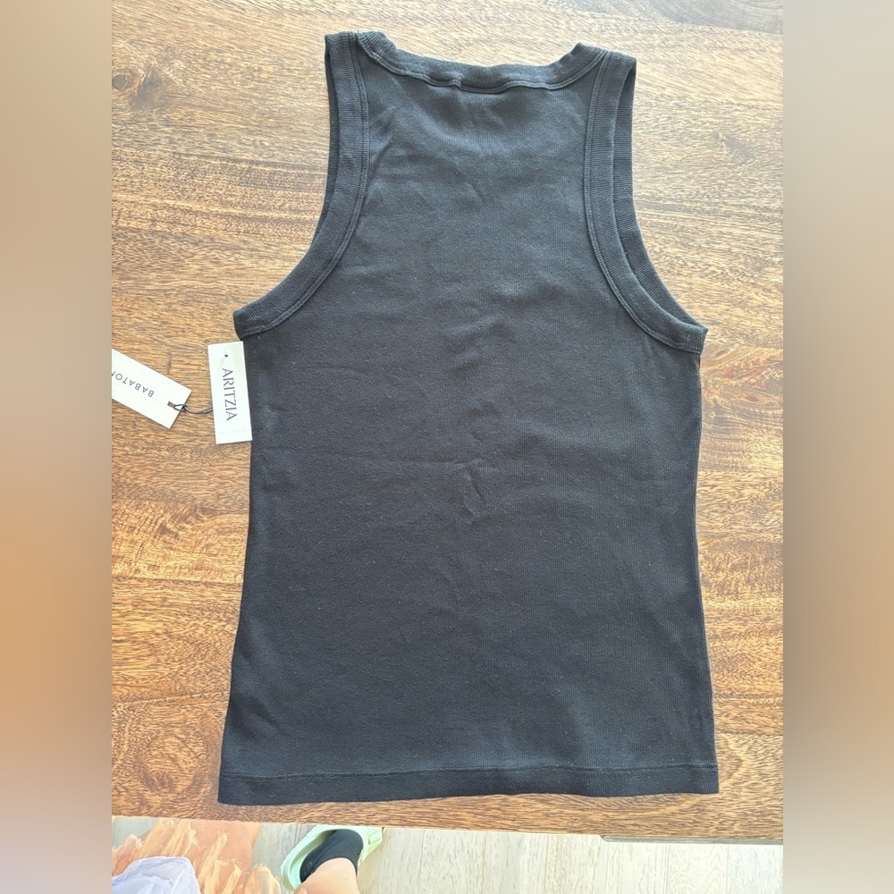 NWT Aritzia Babaton Ribbed cotton crewneck tank - Picture 7 of 9